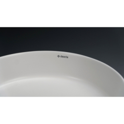Umywalka ceramiczna nablatowa Round biały mat DEANTE CGRAU4S