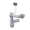 Syfon do zlewozmywaka stalowego 1-komorowego - Space-Saver Space-Saver Lux stal DEANTE ZXY_9916