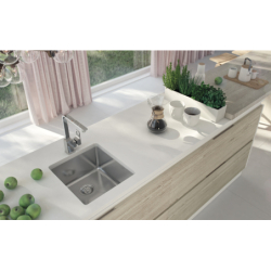 Syfon do zlewozmywaka stalowego 1-komorowego - Space-Saver Space-Saver Lux stal DEANTE ZXY_9916