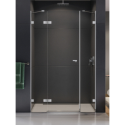 NZ4 DRZWI WNĘKOWE EVENTA PLUS 1D L 150x200 CZYSTE 8mm POWŁOKA CHROM POŁYSK NEW TRENDY EXK-4464