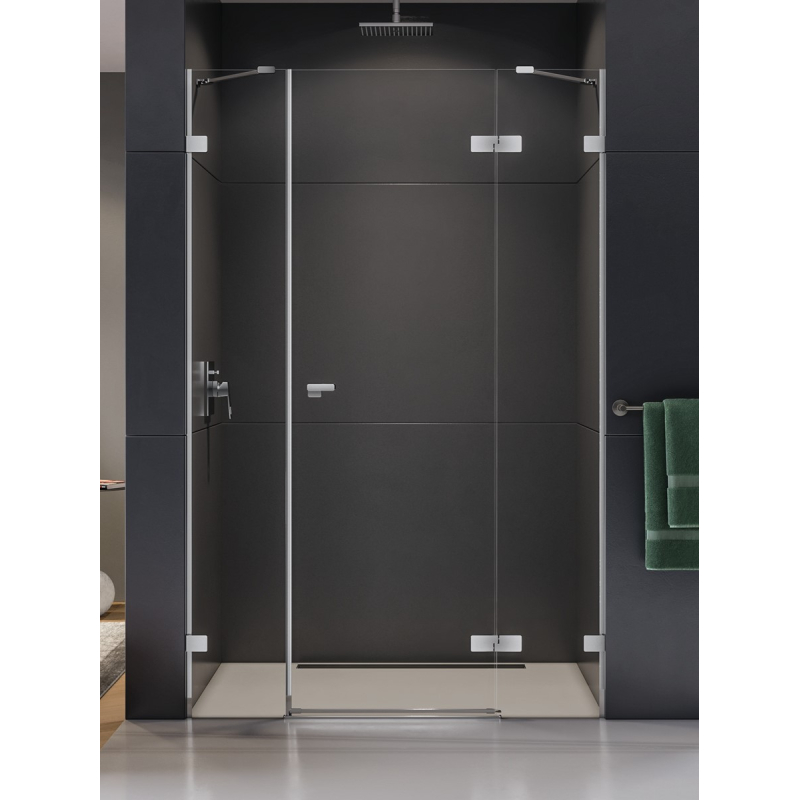 NZ4 DRZWI WNĘKOWE EVENTA PLUS 1D P 150x200 CZYSTE 8mm POWŁOKA CHROM POŁYSK NEW TRENDY EXK-4465