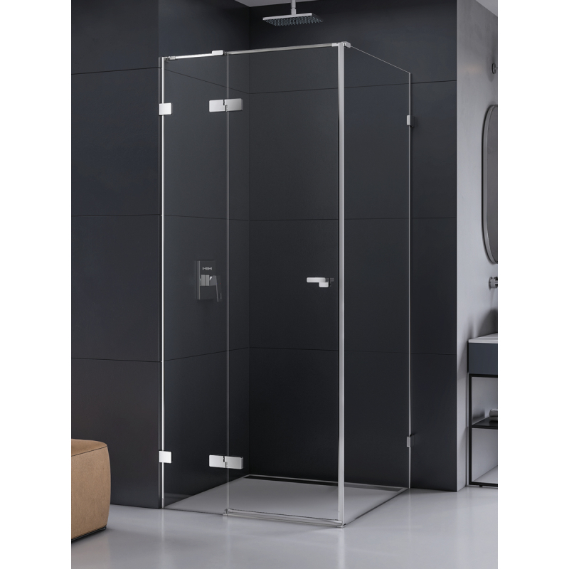 KABINA EVENTA 1D PROSTOKĄTNA L 100x120x200 CZYSTE 8mm POWŁOKA CHROM POŁYSK NEW TRENDY EXK-4485