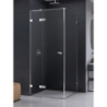 KABINA EVENTA 1D PROSTOKĄTNA L 100x120x200 CZYSTE 8mm POWŁOKA CHROM POŁYSK NEW TRENDY EXK-4485