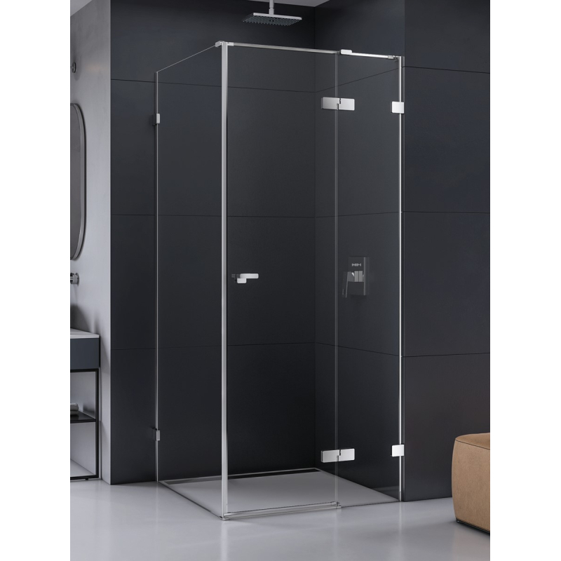 KABINA EVENTA 1D PROSTOKĄTNA P 80x70x200 CZYSTE 8mm POWŁOKA CHROM POŁYSK NEW TRENDY EXK-4498