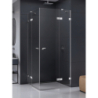 KABINA EVENTA 2D KWADRATOWA  80x80x200 CZYSTE 8mm POWŁOKA CHROM POŁYSK NEW TRENDY EXK-4528