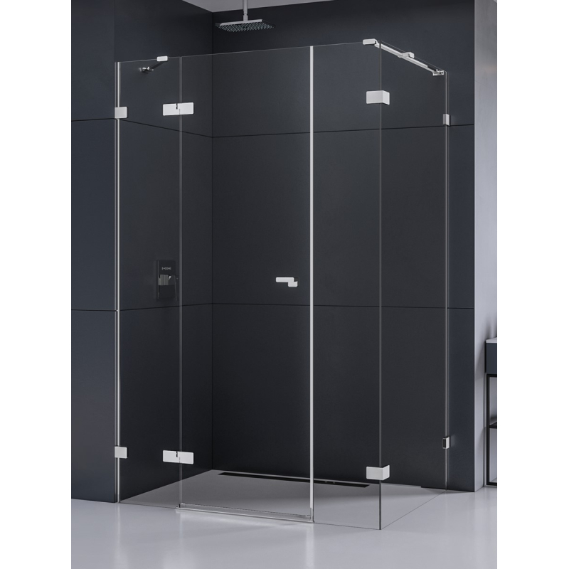 NZ4 KABINA EVENTA PLUS 1D PROSTOKĄTNA L 150x100x200 CZYSTE 8mm POWŁOKA CHROM POŁYSK NEW TRENDY EXK-4569