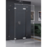 KABINA EVENTA 1D PROSTOKĄTNA PRZYŚCIENNA L 120x90x200 CZYSTE 8mm POWŁOKA CHROM POŁYSK NEW TRENDY EXK-4591