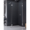 NZ4 KABINA EVENTA ŚCIANKA U 120x200 CZYSTE 8mm POWŁOKA CHROM POŁYSK NEW TRENDY EXK-4634