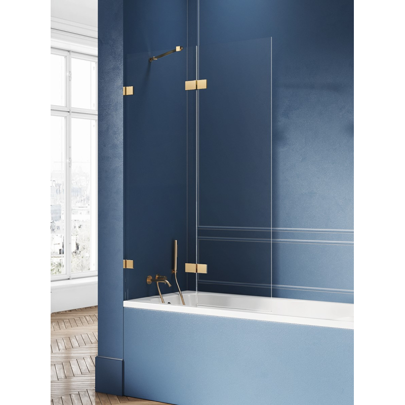 NZ4 PARAWAN NAWANNOWY AVEXA GOLD BRUSHED 1D P 130x150 CZYSTE 6mm POWŁOKA ZŁOTY SZCZOTKOWANY NEW TRENDY EXK-2017