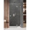 DRZWI WNĘKOWE AVEXA 1D P 120x200 CZYSTE 6mm POWŁOKA CHROM POŁYSK NEW TRENDY EXK-1450