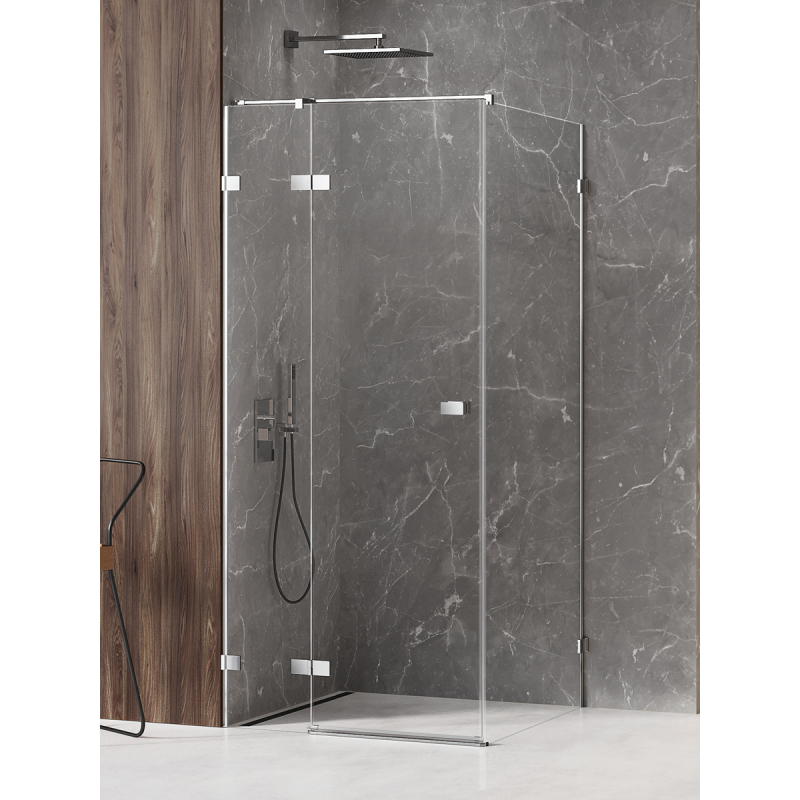 KABINA AVEXA 1D KWADRATOWA L 100x100x200 CZYSTE 6mm POWŁOKA CHROM POŁYSK NEW TRENDY EXK-1485