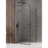 KABINA AVEXA BLACK 1D PROSTOKĄTNA L 120x80x200 CZYSTE 6mm POWŁOKA CZARNY MAT NEW TRENDY EXK-1598