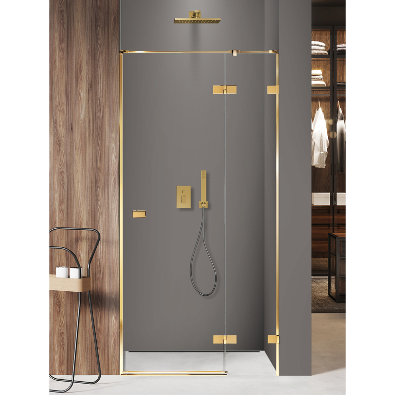 DRZWI WNĘKOWE AVEXA GOLD SHINE 1D P 120x200 CZYSTE 6mm POWŁOKA ZŁOTY POŁYSK NEW TRENDY EXK-1639