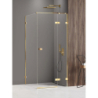 KABINA AVEXA GOLD SHINE 1D PROSTOKĄTNA P 80x110x200 CZYSTE 6mm POWŁOKA ZŁOTY POŁYSK NEW TRENDY EXK-1653