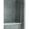 PARAWAN NAWANNOWY NEW MODUS U 80x150 CZYSTE 8mm POWŁOKA CHROM POŁYSK NEW TRENDY EXK-0291
