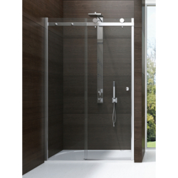 DRZWI WNĘKOWE DIORA 1D U 130x200 CZYSTE 6mm POWŁOKA CHROM POŁYSK NEW TRENDY EXK-1316