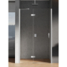 DRZWI WNĘKOWE NEW RENOMA 1D L 120x195 CZYSTE 6mm POWŁOKA CHROM POŁYSK NEW TRENDY D-0101A