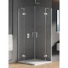 NZ4 KABINA NEW RENOMA 2D PROSTOKĄTNA  110x100x195 CZYSTE 6mm POWŁOKA CHROM POŁYSK NEW TRENDY D-0374A/D-0109A