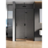DRZWI WNĘKOWE NEW RENOMA BLACK 1D P 90x195 CZYSTE 6mm POWŁOKA WSP. RÓWNOLEGŁY CZARNY MAT NEW TRENDY D-0196A-WP