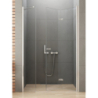 DRZWI WNĘKOWE NEW SOLEO 1D P 100x195 CZYSTE 6mm POWŁOKA CHROM POŁYSK NEW TRENDY D-0152A/D-0095B