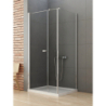 KABINA NEW SOLEO 1D KWADRATOWA U 100x100x195 CZYSTE 6mm POWŁOKA CHROM POŁYSK NEW TRENDY K-0632