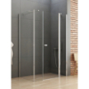 NZ4 KABINA NEW SOLEO 1D PROSTOKĄTNA U 120x110x195 CZYSTE 6mm POWŁOKA CHROM POŁYSK NEW TRENDY K-0647