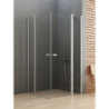 KABINA NEW SOLEO 2D PROSTOKĄTNA U 90x120x195 CZYSTE 6mm POWŁOKA CHROM POŁYSK NEW TRENDY K-0408