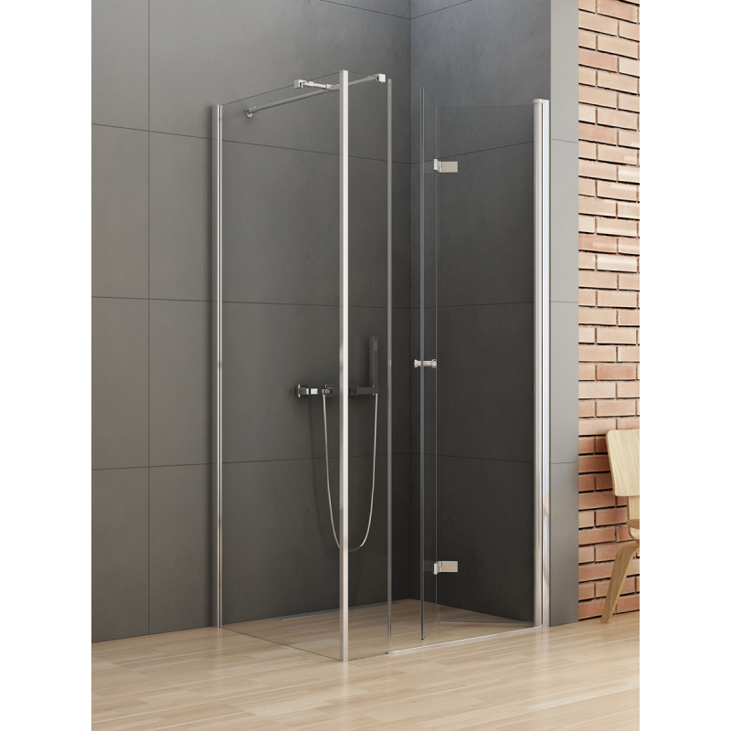 NZ4 KABINA NEW SOLEO 1D PROSTOKĄTNA P 110x70x195 CZYSTE 6mm POWŁOKA CHROM POŁYSK NEW TRENDY K-0626