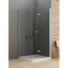 KABINA NEW SOLEO 1D PROSTOKĄTNA P 80x110x195 CZYSTE 6mm POWŁOKA CHROM POŁYSK NEW TRENDY D-0152A/D-0150B