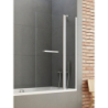 PARAWAN NAWANNOWY NEW SOLEO U 120x140 CZYSTE 6mm POWŁOKA CHROM POŁYSK NEW TRENDY P-0027