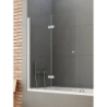 PARAWAN NAWANNOWY NEW SOLEO L 100x140 CZYSTE 6mm POWŁOKA CHROM POŁYSK NEW TRENDY P-0028