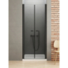 DRZWI WNĘKOWE NEW SOLEO BLACK 2D U 100x195 CZYSTE 6mm POWŁOKA CZARNY MAT NEW TRENDY D-0216A