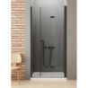 NZ2 DRZWI WNĘKOWE NEW SOLEO BLACK 1D P 70x195 CZYSTE 6mm POWŁOKA CZARNY MAT NEW TRENDY D-0220A