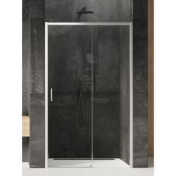 DRZWI WNĘKOWE PRIME 1D P 160x200 CZYSTE 6mm POWŁOKA CHROM POŁYSK NEW TRENDY D-0311A