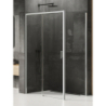 KABINA PRIME 1D PROSTOKĄTNA L 130x100x200 CZYSTE 6mm POWŁOKA CHROM POŁYSK NEW TRENDY D-0304A/D-0125B