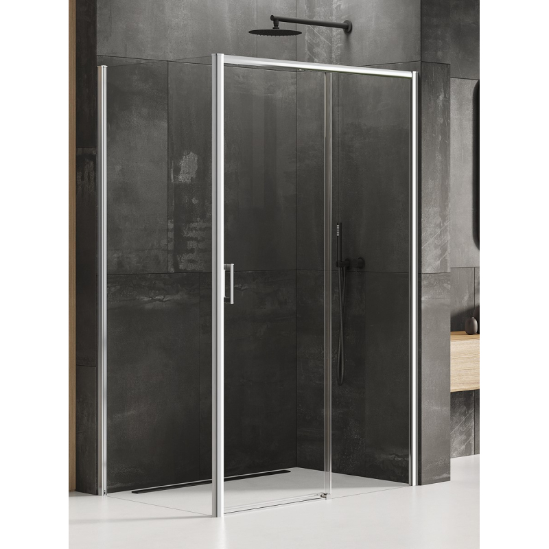 KABINA PRIME 1D PROSTOKĄTNA P 150x80x200 CZYSTE 6mm POWŁOKA CHROM POŁYSK NEW TRENDY D-0309A/D-0123B