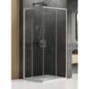 KABINA PRIME 2D PROSTOKĄTNA  110x90x200 CZYSTE 6mm POWŁOKA CHROM POŁYSK NEW TRENDY D-0300A/D-0297A