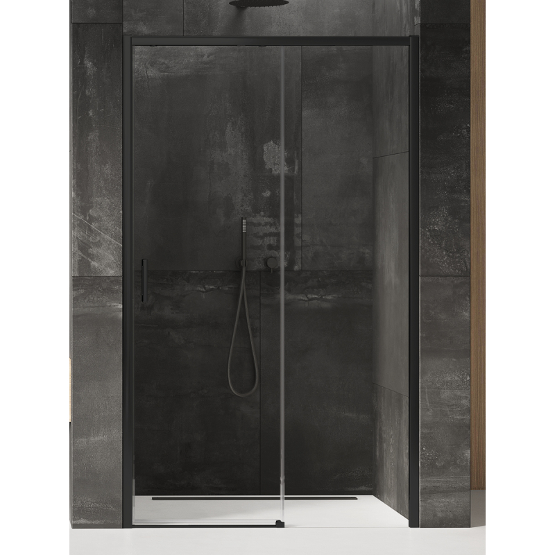 DRZWI WNĘKOWE PRIME BLACK 1D P 160x200 CZYSTE 6mm POWŁOKA CZARNY MAT NEW TRENDY D-0329A