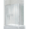 KABINA NEW CORRINA 2D PROSTOKĄTNA U 170x80x195 CZYSTE 6mm POWŁOKA CHROM POŁYSK NEW TRENDY D-0186A/D-0078B