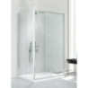 KABINA NEW CORRINA 1D PROSTOKĄTNA PRZYŚCIENNA U 110x80x195 CZYSTE 6mm POWŁOKA CHROM POŁYSK NEW TRENDY K-0478