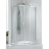 KABINA NEW PRAKTIC 2D PÓŁOKRĄGŁA U 90x90x195 CZYSTE 6mm POWŁOKA CHROM POŁYSK NEW TRENDY K-0576