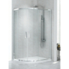 KABINA NEW MAXIMA 2D ASYMETRYCZNA U 100x80x195 CZYSTE 6mm POWŁOKA CHROM POŁYSK NEW TRENDY K-0577