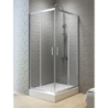 KABINA NEW VARIA 2D KWADRATOWA U 90x90x190 CZYSTE 6mm ACTIVE SHIELD  CHROM POŁYSK NEW TRENDY K-0473