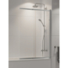 PARAWAN NAWANNOWY SENSI 1D U 100x150 CZYSTE 5mm POWŁOKA CHROM POŁYSK NEW TRENDY P-0038