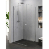 KABINA SUPERIA 1D KWADRATOWA U 90x90x195 CZYSTE 6mm ACTIVE SHIELD  CHROM POŁYSK NEW TRENDY K-0587