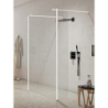 NZ2 KABINA NEW MODUS WHITE WALK-IN U 100x200 CZYSTE 8mm POWŁOKA BIAŁY  NEW TRENDY EXK-2272