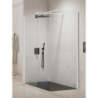 NZ2 KABINA NEW MODUS WHITE WALK-IN U 160x90x200 CZYSTE 8mm POWŁOKA BIAŁY  NEW TRENDY EXK-2295