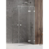 NZ4 KABINA AVEXA 1D PROSTOKĄTNA P 110x100x200 CZYSTE 6mm POWŁOKA WIESZAK CHROM POŁYSK NEW TRENDY EXK-2434