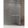 NZ4 KABINA AVEXA WHITE WALK-IN  150x200 CZYSTE 8mm POWŁOKA WIESZAK BIAŁY  NEW TRENDY EXK-2958