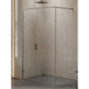 NZ4 KABINA AVEXA GUNMETAL BRUSHED WALK-IN  130x200 CZYSTE 6mm POWŁOKA RAMKA ALU GUNMETAL SZCZOTKOWANY NEW TRENDY EXK-4321